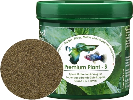 Premium Plant S (33110) - Pływający pokarm dla gupików, paletek, molinezji, mieczyków i innych ryb roślinożernych