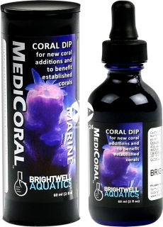 BRIGHTWELL AQUATICS MediCoral (MDC30) - Preparat do kąpieli nowo wprowadzanych i przyjętych korali.