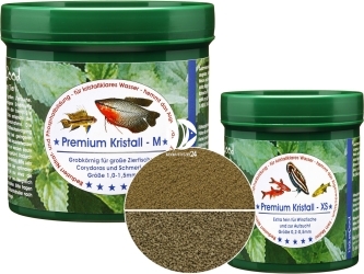 NATUREFOOD Premium Kristall (31121) - Tonący pokarm dla ryb wszystkożernych i mięsożernych