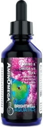 AminOmega (AMO250) - Suplement aminokwasów i WNKT omega-3/6 do wszystkich akwariów morskich z obsadą rybną i akwariów rafowych.