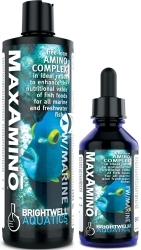 BRIGHTWELL AQUATICS MaxAmino (MAX250) - Kompleks wolnych aminokwasów w optymalnych proporcjach do wszystkich akwariów morskich i słodkowodnych.