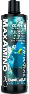BRIGHTWELL AQUATICS MaxAmino (MAX250) - Kompleks wolnych aminokwasów w optymalnych proporcjach do wszystkich akwariów morskich i słodkowodnych.