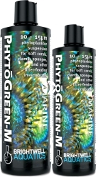 BRIGHTWELL AQUATICS PhytoGreen-M (PNM250) - Zawiesina fitoplanktonu w rozmiarze 10-15 um dla miękkich koralowców, LPS, małży, gąbek, filtratorów.