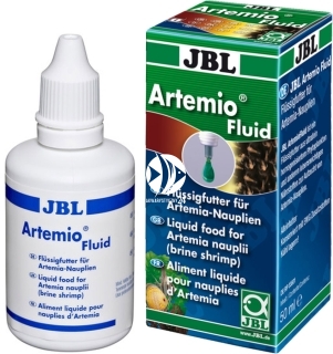 JBL Artemio Fluid 50ml (30904) - Pokarm do karmienia artemii i żywego pokarmu dla ryb akwariowych.