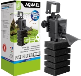 AQUAEL Pat Filter Mini (107715) - Filtr wewnętrzny do małych akwariów z gąbką