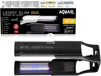 AQUAEL Leddy Slim Duo Sunny Plant&Night (124218) - Oświetlenie LED do akwarium słodkowodnego, światło dzienne dla roślin