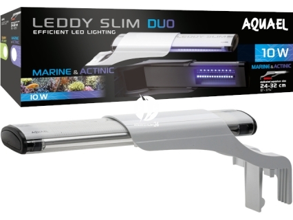 AQUAEL Leddy Slim Duo Marine & Actinic 10W - Oświetlenie Led do akwarium morskiego, dobre dla koralowców