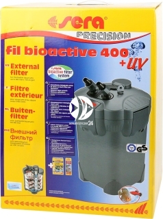 SERA Fil BioActive Precision 400 + UV (30605) - Filtr zewnętrzny do akwarium z lampą UV.