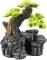 AQUA DELLA Bonsai SM (234-105337) - Ręcznie malowany drzewo bonsai z igiełkami do akwarium (wymiary: 16,5x16,5x18cm)