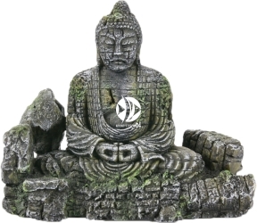 AQUA DELLA Buddha L (234-420041) - Ręcznie malowany medytujący budda do akwarium