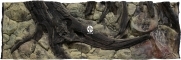 Tło Amazonka (AM50x30) - Tło do akwarium z motywami korzeni i skał, imitujące biotop Amazonii. 150x50 cm