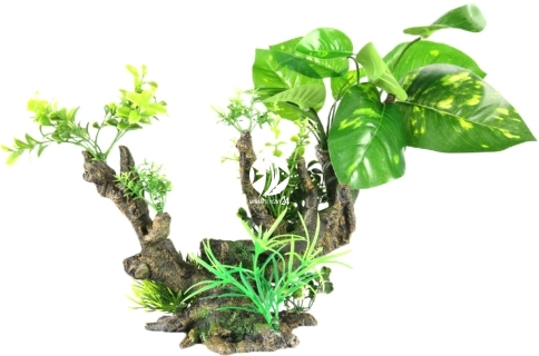 AQUA DELLA FloraScape 5 XL (234-432099) - Sztuczny korzeń z roślinami do akwarium