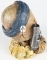 AQUA DELLA Pirate Skull Pistol Hand (234-430118) - Dekoracja, czaszka pirata z pistoletem do akwarium
