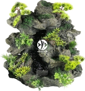 AQUA DELLA Waterfall Moss Rock Medium (234-435007) - Wodospad z mchem, piaskiem i pompką do akwarium