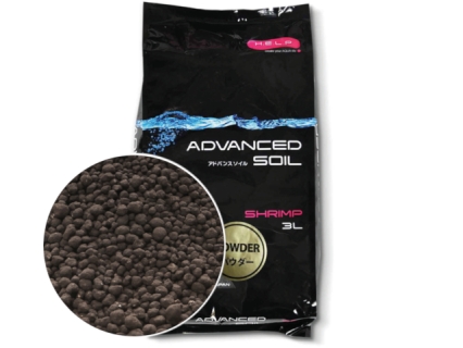 Advanced Soil Shrimp 3L Powder - Naturalne podłoże do akwarium, dobre dla krewetek, drobne ziarna.