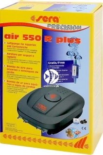 SERA Air 550 R Plus (08816) - Pompka membranowa do dużego akwarium lub małego oczka wodnego.