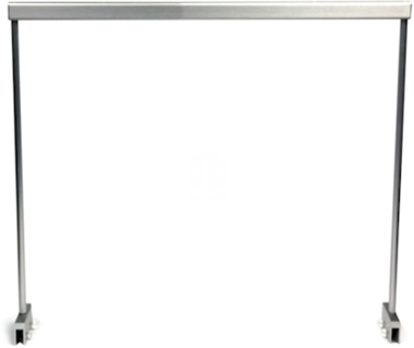 NuniQ Stelaż Aluminiowy 45HS (45HS) - Stelaż aluminiowy do podwieszenia lampy akwariowej, wymiary 454x20x347mm