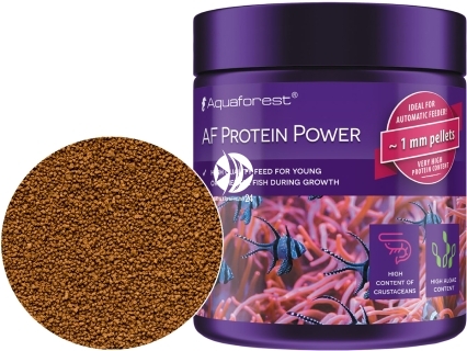 AQUAFOREST AF Protein Power 120g (103026) - Pokarm dla młodych ryb morskich o dużej zawartości białka.