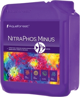 AQUAFOREST NitraPhos Minus (291521) - Kompozycja opracowana w celu biologicznego usuwania nadmiaru azotanów, azotynów i fosforanów z akwarium morskiego.