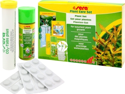 SERA Plant Care Set (03290) - Kompletny zestaw do nawożenia roślin akwariowych z dyfuzorem CO2