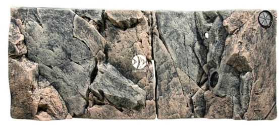 Back To Nature Rocky Juwel (03000021) - Tło strukturalne z motywami skalnymi do akwarium Juwel.