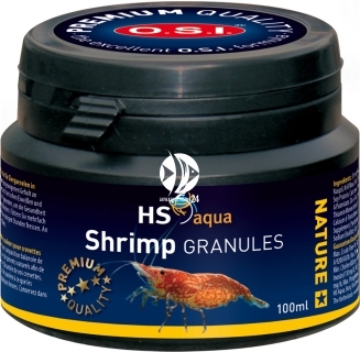 O.S.I. Shrimp Granules 100ml (45g) (0030270) - Wolno tonący pokarm granulowany dla krewetek słodkowodnych