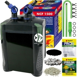 AQUA NOVA NCF-1500 (NCF-1500) - Filtr zewnętrzny do akwarium maks. 500l