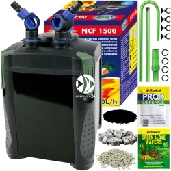 AQUA NOVA NCF-1500 (NCF-1500) - Filtr zewnętrzny do akwarium maks. 500l
