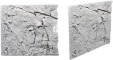 Back To Nature Slim Line White Limestone (03000091) - Płaskie tło modułowe z motywem skalnym do akwarium i terrarium