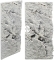 Back To Nature Slim Line White Limestone (03000091) - Płaskie tło modułowe z motywem skalnym do akwarium i terrarium 50C 20x45