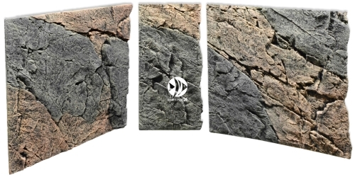 Back To Nature Slim Line Basalt/Gneiss (03000095) - Płaskie tło modułowe z motywem skalnym do akwarium i terrarium