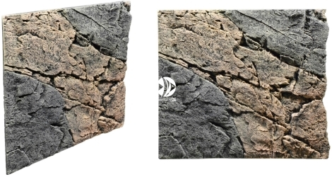 Back To Nature Slim Line Basalt/Gneiss (03000096) - Płaskie tło modułowe z motywem skalnym do akwarium i terrarium 50B 50x45cm