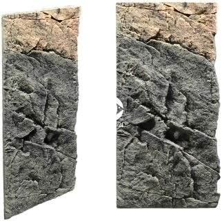 Back To Nature Slim Line Basalt/Gneiss (03000097) - Płaskie tło modułowe z motywem skalnym do akwarium i terrarium