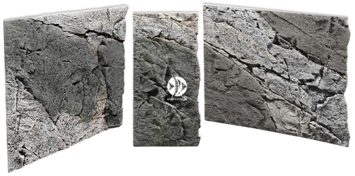 Slim Line River (03000111) - Płaskie tło modułowe z motywem skalnym do akwarium i terrarium