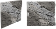 Back To Nature Slim Line River (03000111) - Płaskie tło modułowe z motywem skalnym do akwarium i terrarium 50B 50x45cm