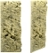 Back To Nature Slim Line Sand (03000131) - Płaskie tło modułowe z motywem skalnym do akwarium i terrarium 60C 20x55cm