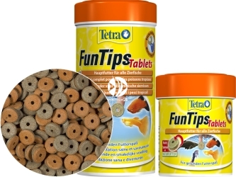 TETRA FunTips Tablets (T111172) - Pokarm w tabletkach przyczepiany do szyb akwarium.