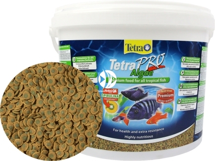 TETRA TetraPro Algae Multi-Crisps (T149397) - Pokarm w chrupkach dla ryb ozdobnych wspierający odporność.