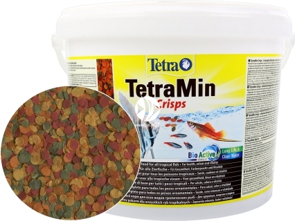 TETRA TetraMin Crisps (T149304) - Tonący pokarm podstawowy w formie chrupek dla ryb akwariowych.