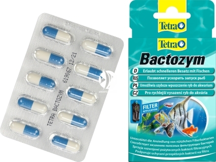 TETRA Bactozym 10kps. (T140257) - Preparat bakteryjny przyspieszający aktywację biologiczną akwarium.