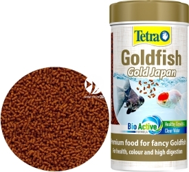 Goldfish Gold Japan 250ml (T144361) - Tonący pokarm granulowany dla tropikalnych i egzotycznych złotych rybek.