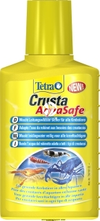 TETRA Crusta AquaSafe 100 ml (T187221) - Płynny środek do uzdatniania wody do akwarium dla krewetek i krabów.