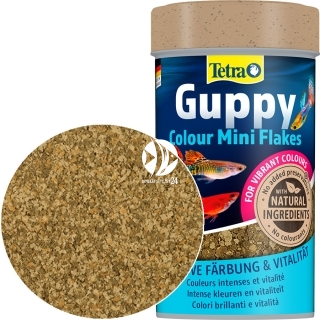 TETRA Guppy Mini Flakes (T193741) - Płatkowany pokarm podstawowy dla gupików