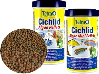 TETRA Cichlid Algae Pellets (T197466) - Podstawowy pokarm granulowany dla pielęgnic.