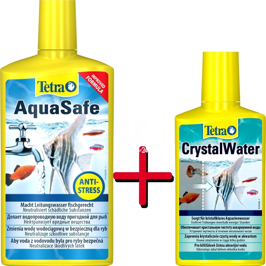 Tetra Aqua Safe 500ml + Tetra Crystal Water 250ml