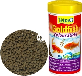 TETRA Goldfish Colour Sticks 250 ml (T199071) - Pływający pokarm w pałeczkach dla złotych rybek i innych gatunków zimnolubnych.