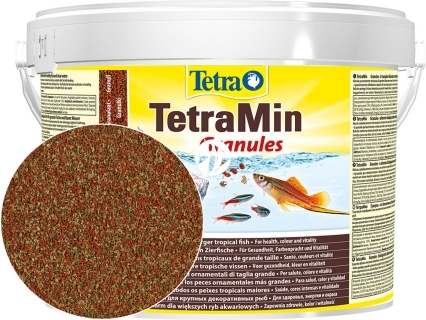 TETRA TetraMin Granules (T134492) - Tonący pokarm granulowany dla wszystkich ryb ozdobnych.