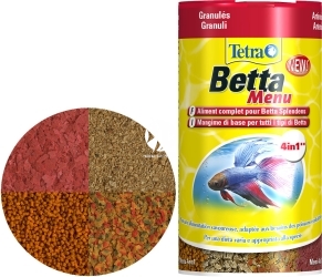 TETRA Betta Menu 100 ml (T239395) - Mix 4 pokarmów dla bojowników.