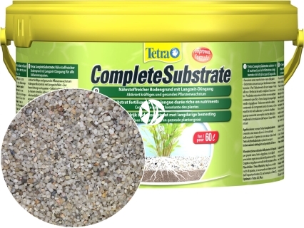 TETRA CompleteSubstrate (T297524) - Wzbogacony w substancje odżywcze substrat torfowo-kwarcowy do akwarium.