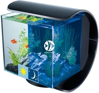 TETRA Silhouette LED Aquarium 12L (T246256) - Zestaw nano akwarium o pojemności 12l z panelem filtracyjnym.